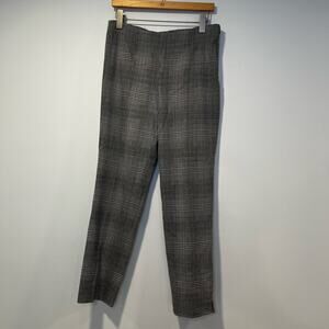 Incotex Slowear Wool Silk Plaid Zip Dress Pants 42